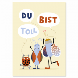 Postkarte DU BIST TOLL